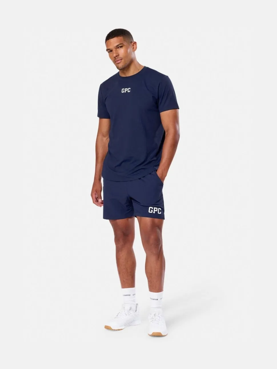 Gym + Coffee Blue Game Changer Train Shorts
