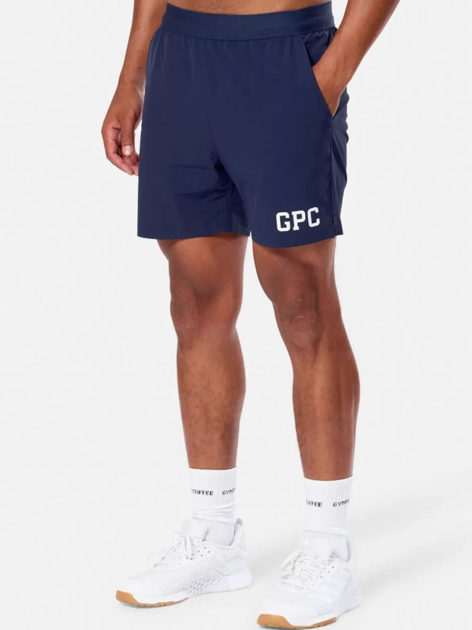 Gym + Coffee Blue Game Changer Train Shorts