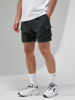 Gym King Black Focus Woven Utility Shorts