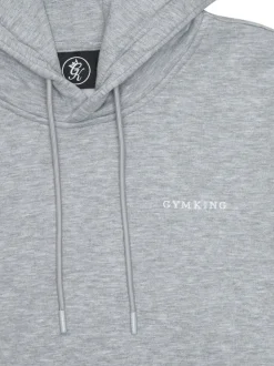 Gym King Grey Linear Fundamental Hoodie