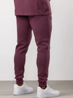 Gym King Purple Fundamental Linear Fleece Joggers