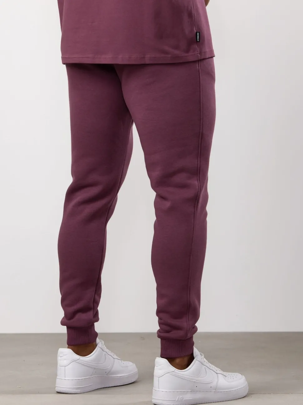 Gym King Purple Fundamental Linear Fleece Joggers