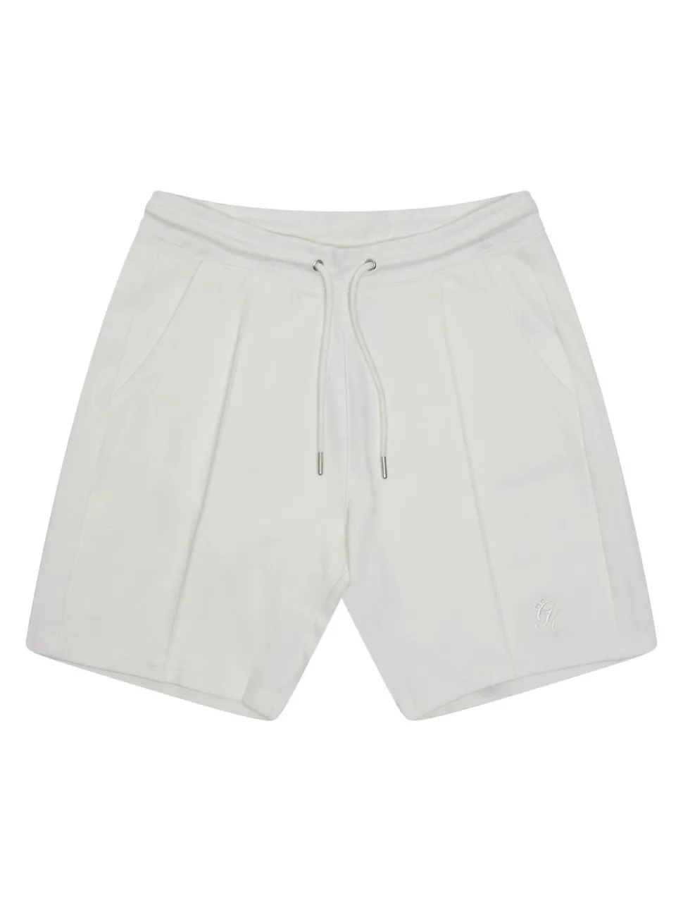 Gym King White Portals Texture Shorts