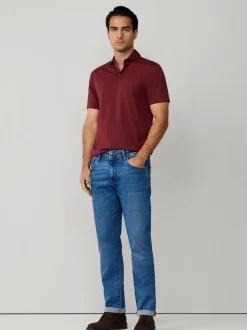 Hackett Blue Slim Fit Powerflex Light Wash Denim Jeans