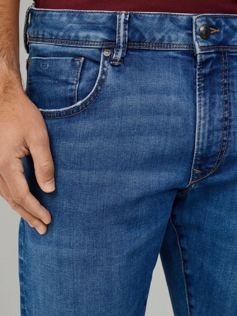 Hackett Blue Slim Fit Powerflex Light Wash Denim Jeans