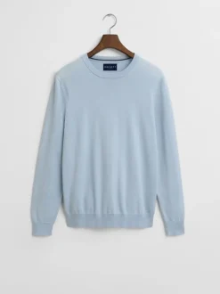 Hackett Cotton Embroidered Logo Crewneck Jumper
