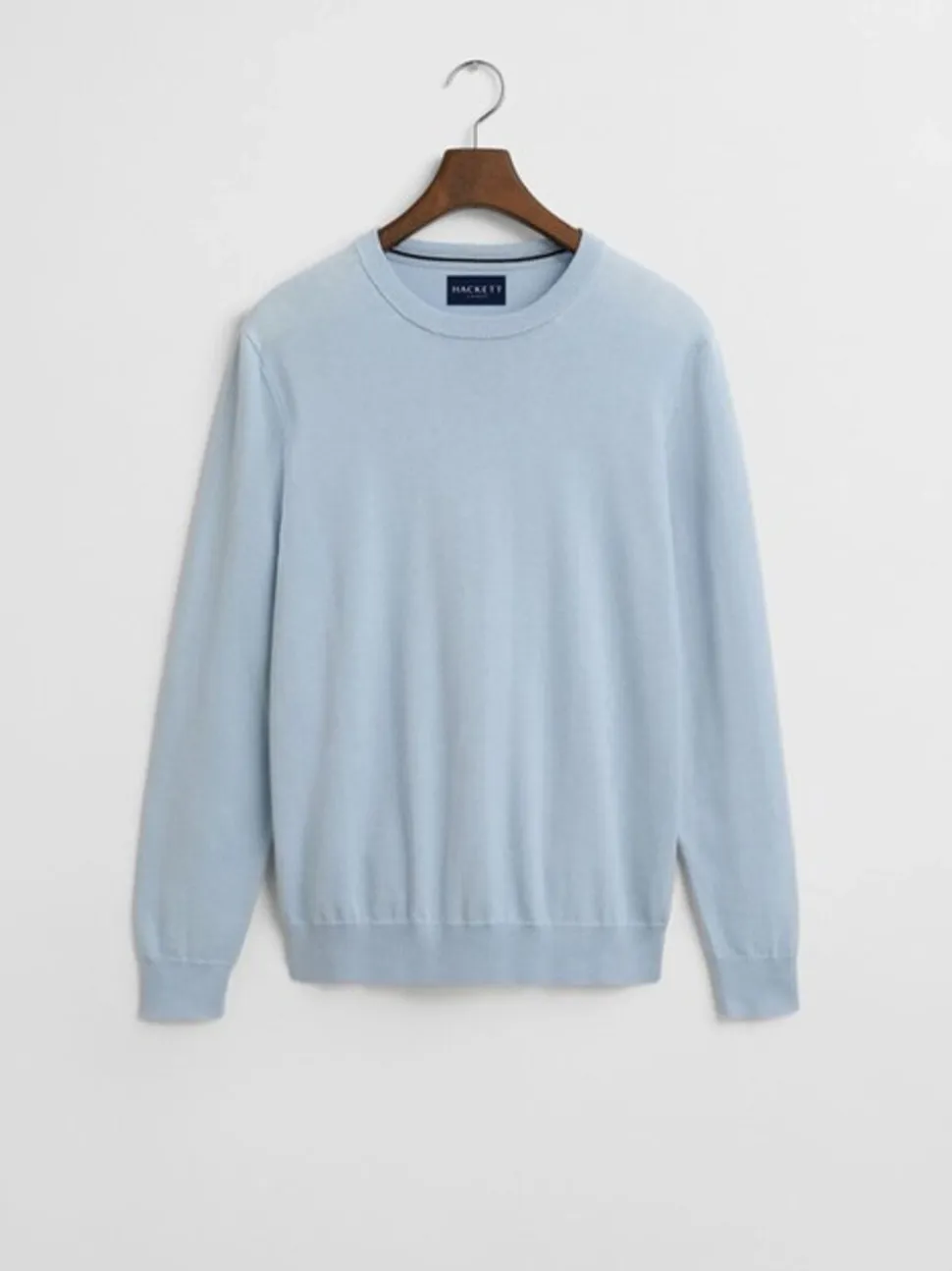 Hackett Cotton Embroidered Logo Crewneck Jumper