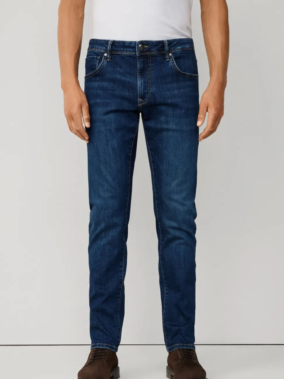 Hackett Slim Blue Fit Powerflex Vintage Wash Denim Jeans