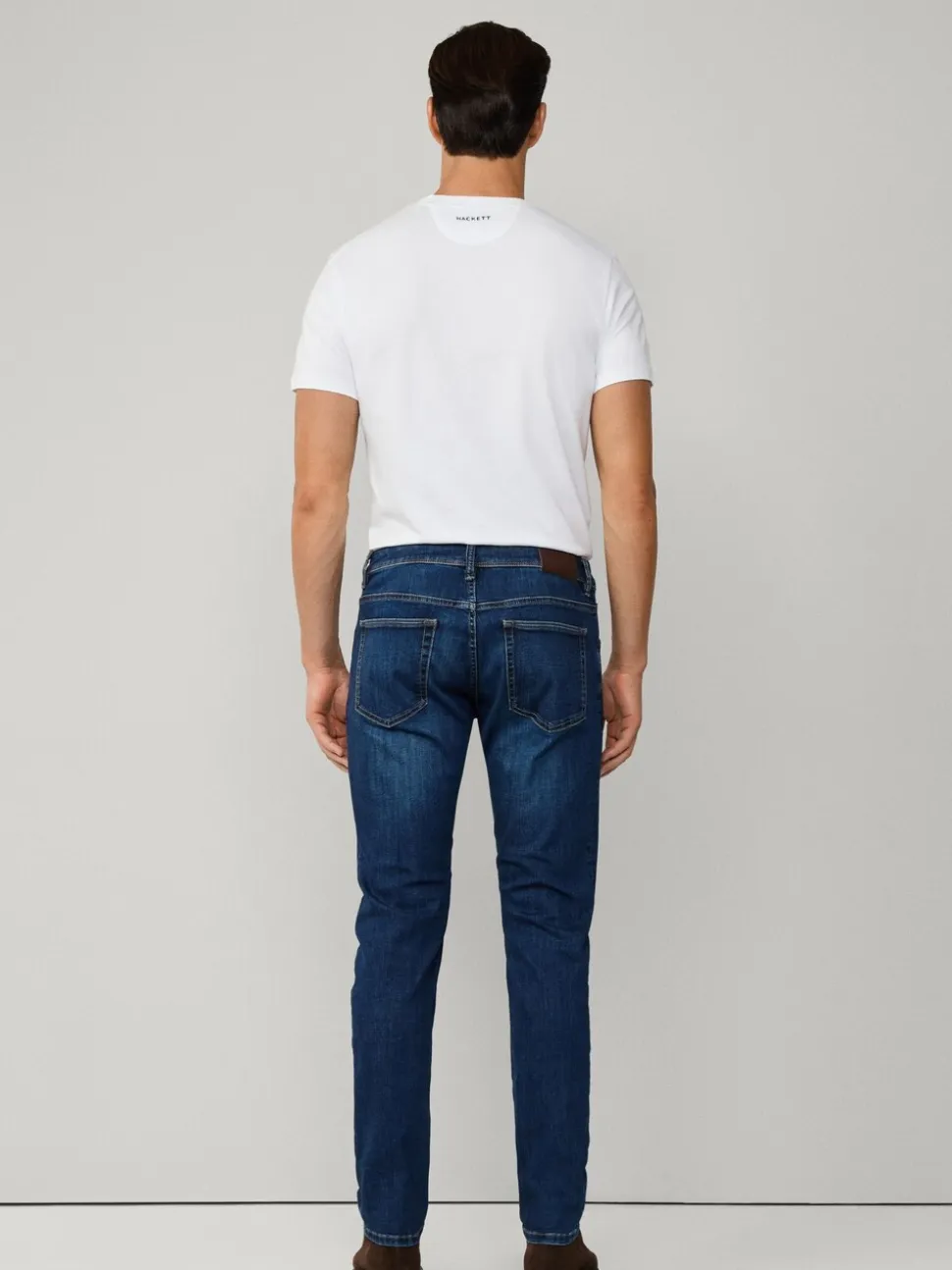 Hackett Slim Blue Fit Powerflex Vintage Wash Denim Jeans