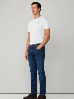 Hackett Slim Blue Fit Powerflex Vintage Wash Denim Jeans