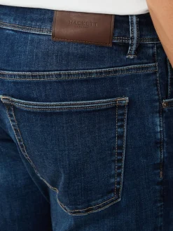 Hackett Slim Blue Fit Powerflex Vintage Wash Denim Jeans