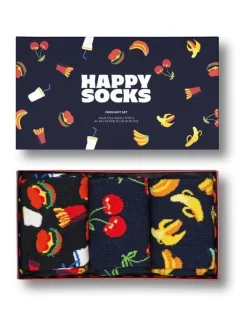 Happy Socks Blue Happy Socks 3-Pack Food Socks Gift Set