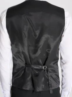 Harry Brown Black Raffi Slim Fit Suit Waistcoat