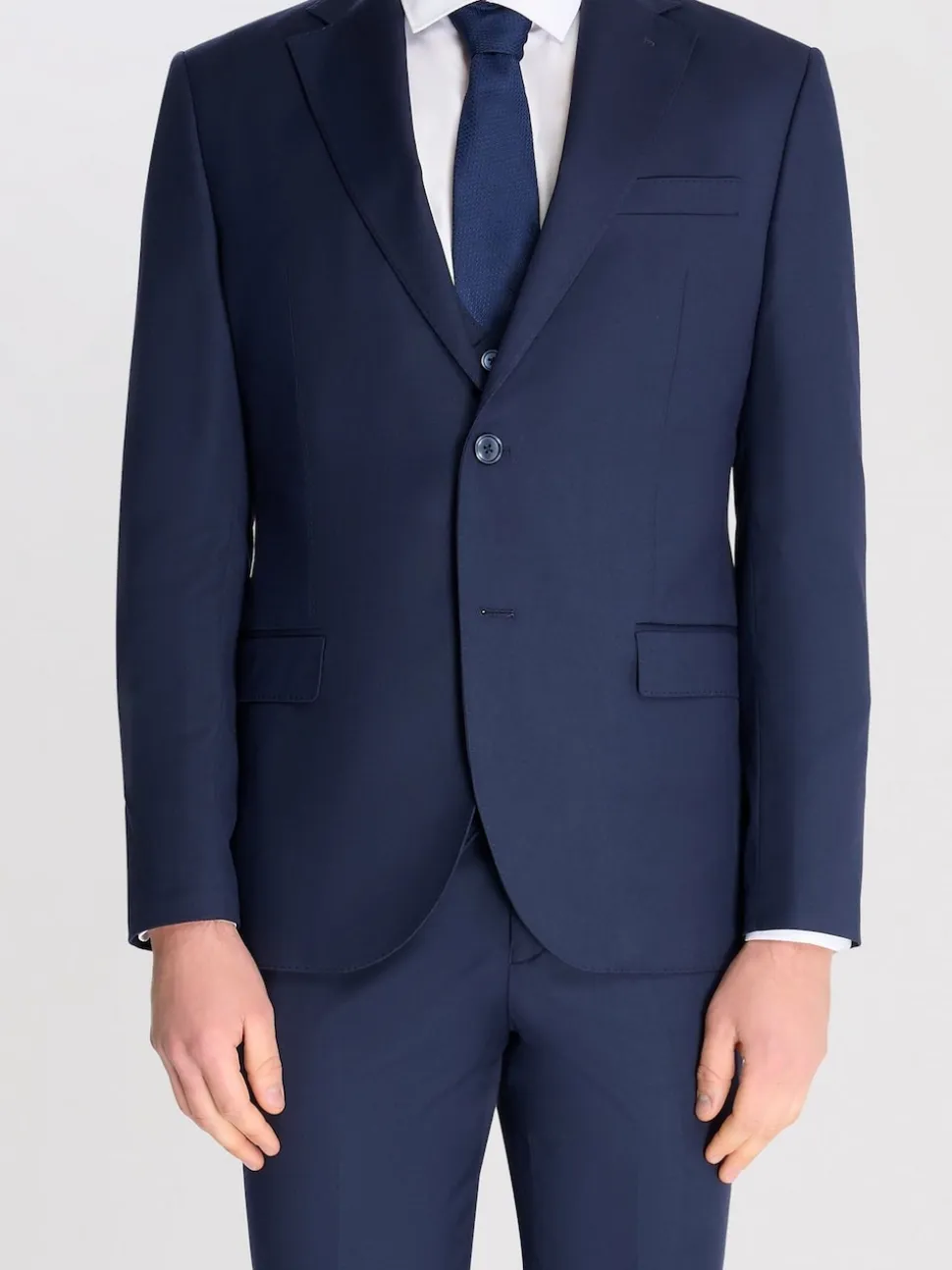 Harry Brown Blue Raffi Slim Fit Suit Jacket