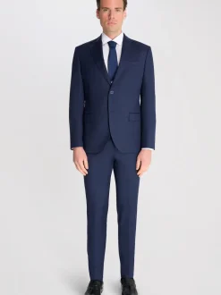 Harry Brown Blue Raffi Slim Fit Suit Waistcoat
