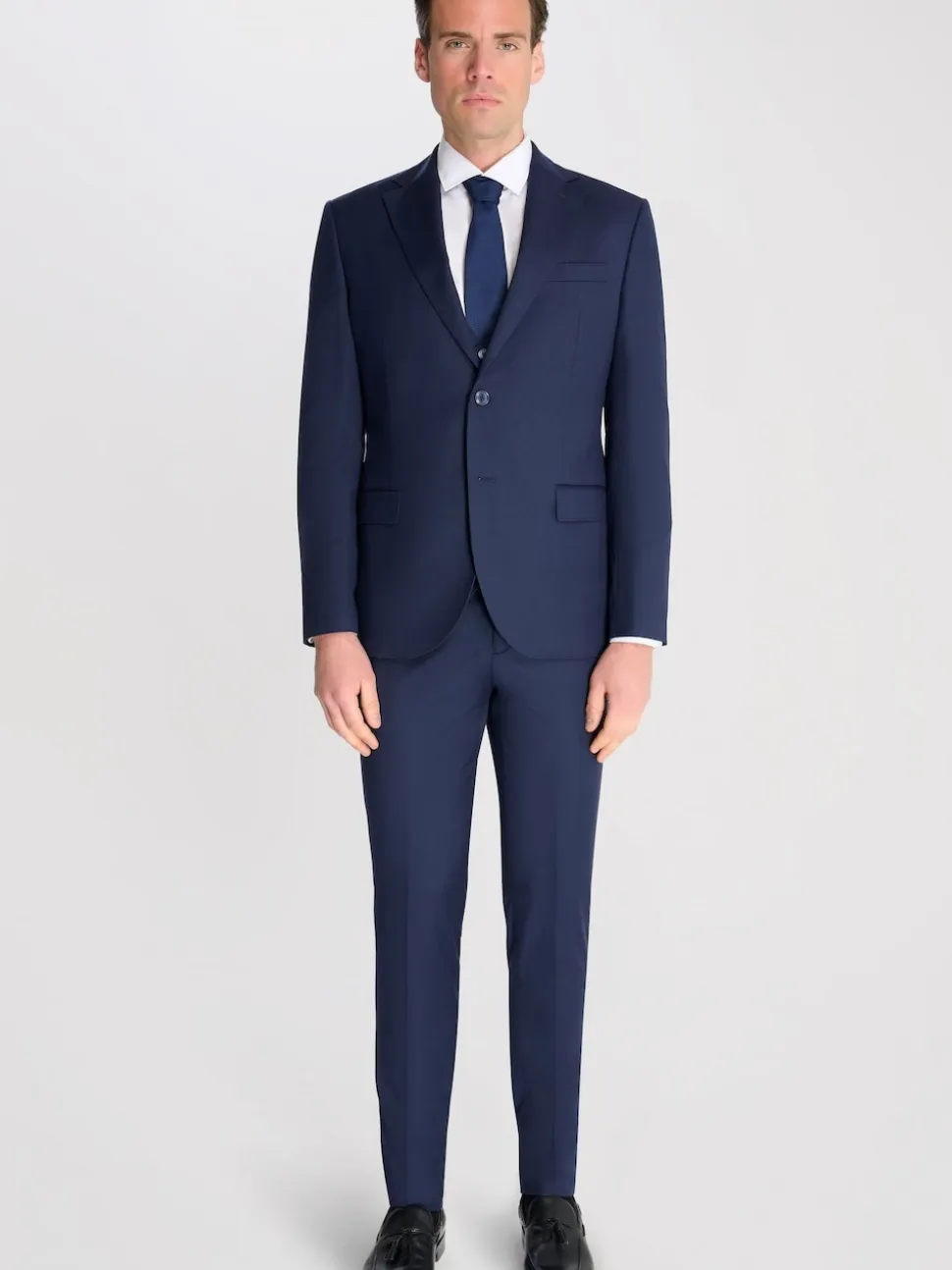 Harry Brown Blue Raffi Slim Fit Suit Waistcoat
