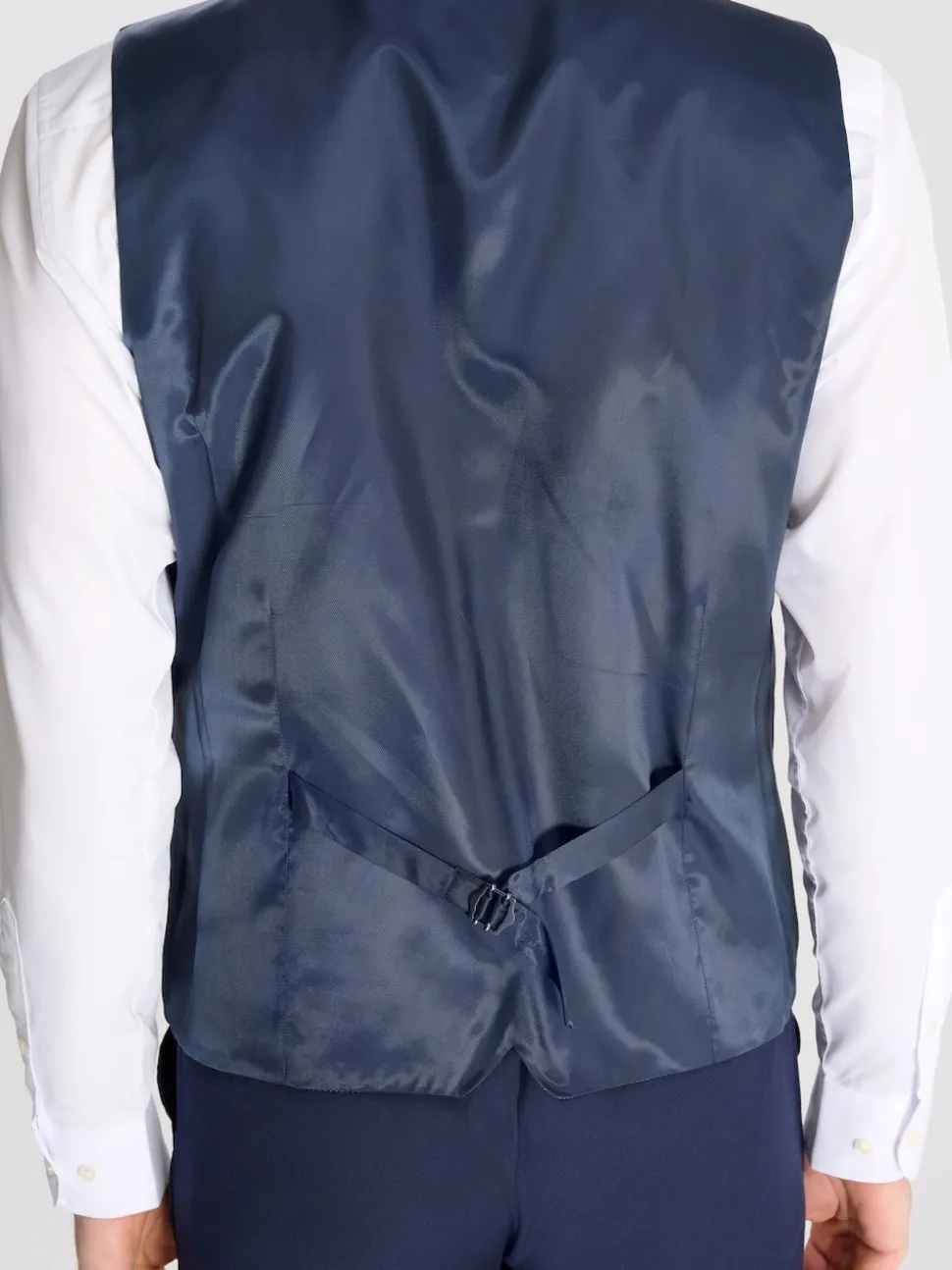 Harry Brown Blue Raffi Slim Fit Suit Waistcoat