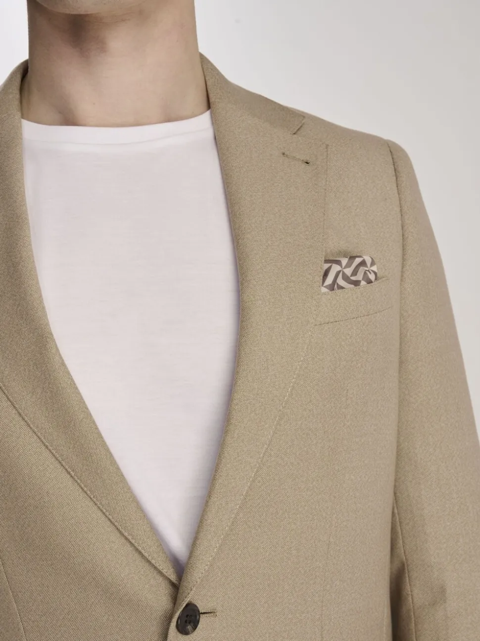 Harry Brown Brown Slim Fit Suit Archie Melange Jacket