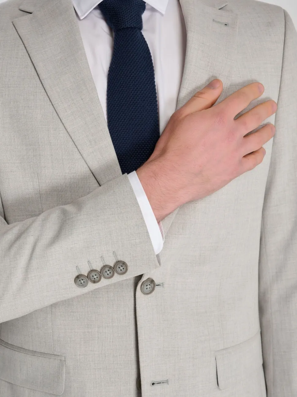 Harry Brown Grey Alex Slim Fit Suit Jacket