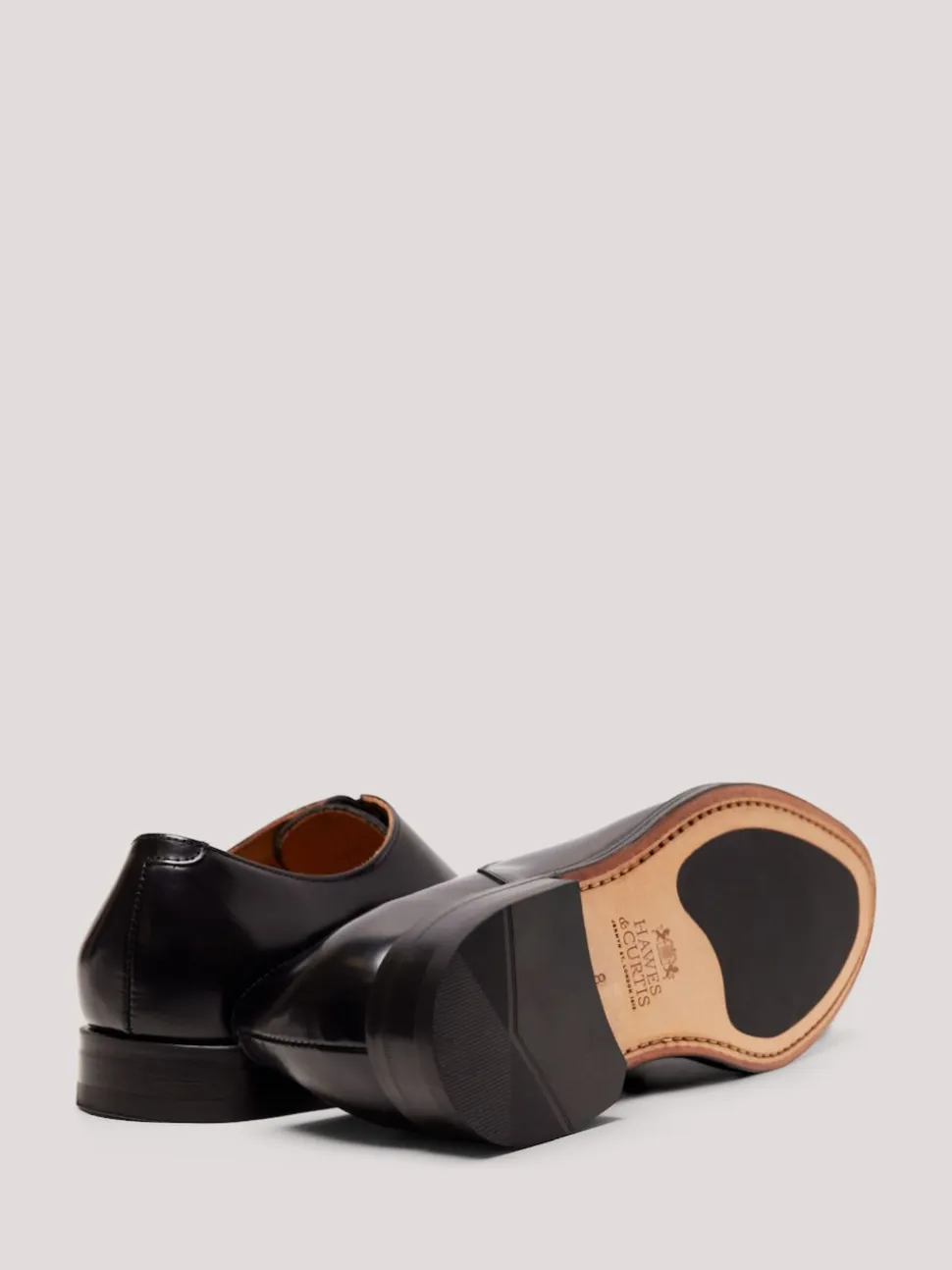 Hawes & Curtis Oxford Black Shoes