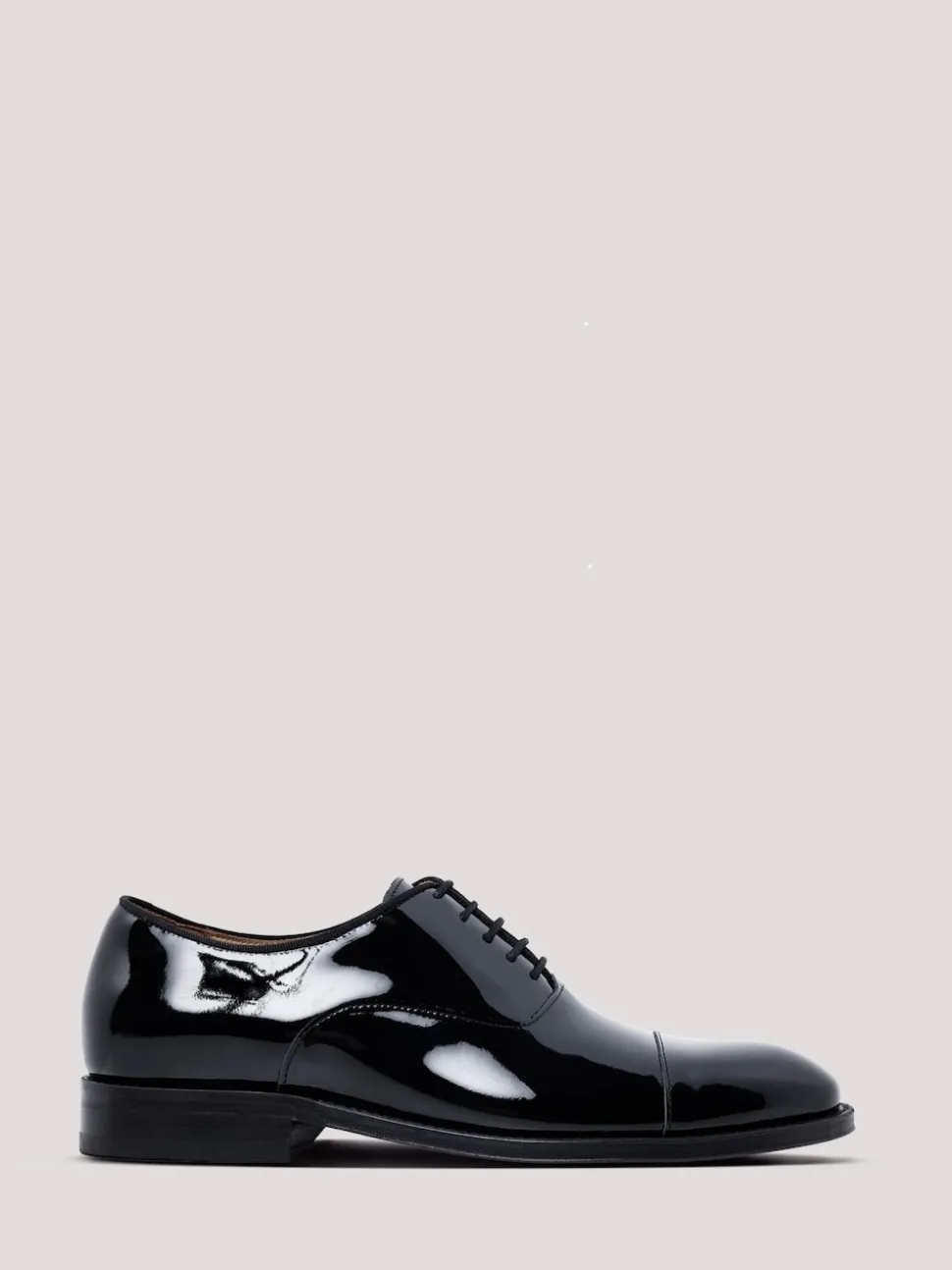Hawes & Curtis Patent Oxford Dress Black Shoes