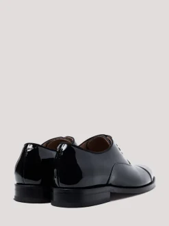 Hawes & Curtis Patent Oxford Dress Black Shoes
