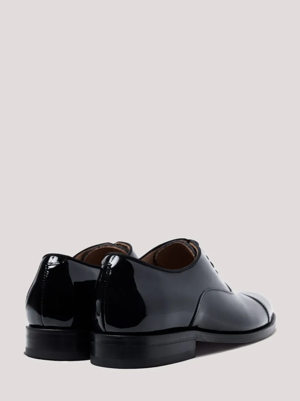 Hawes & Curtis Patent Oxford Dress Black Shoes