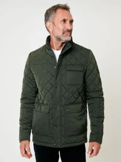 Heritage Diamond Quilted Funnel Neck Jacket