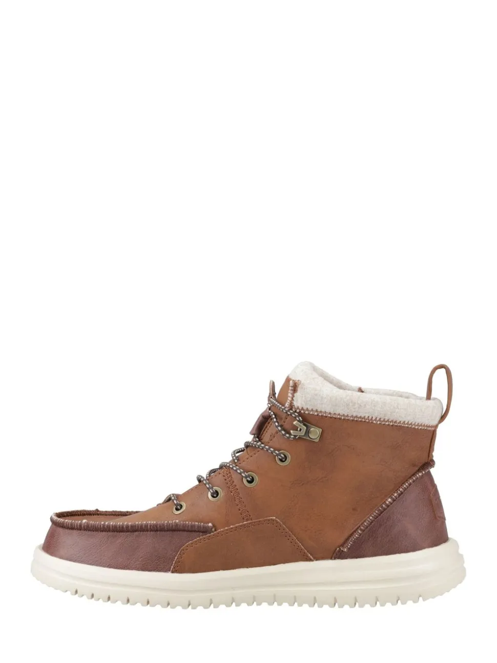 HEYDUDE Bradley Tumbled Classic Brown Boots