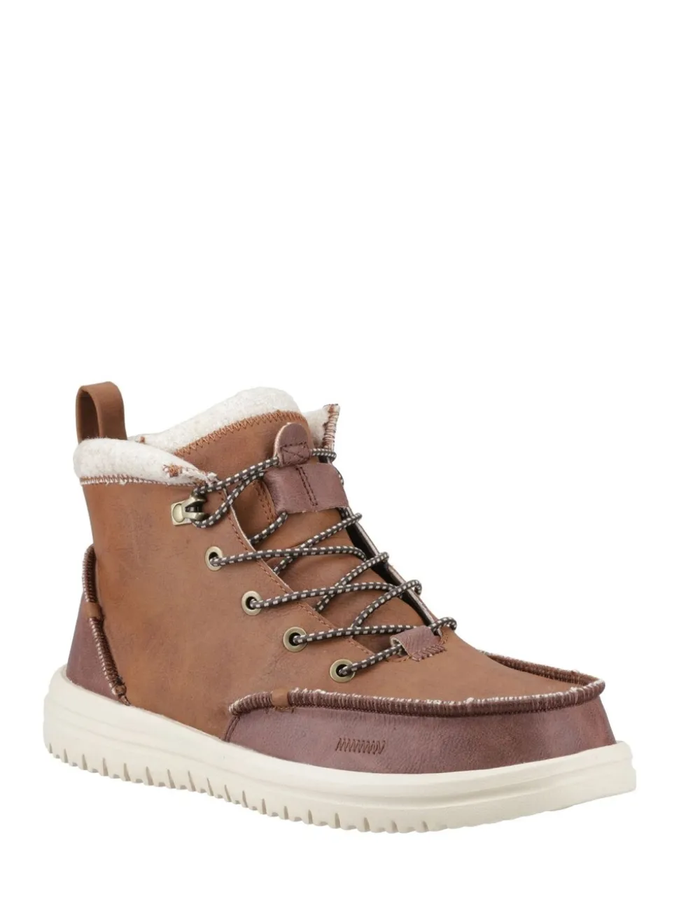 HEYDUDE Bradley Tumbled Classic Brown Boots