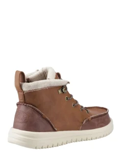 HEYDUDE Bradley Tumbled Classic Brown Boots
