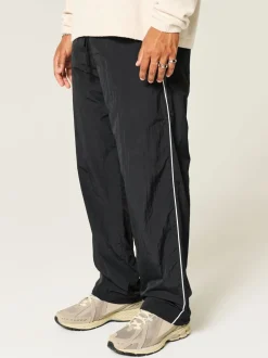 Hollister Baggy Track Pant Black Joggers