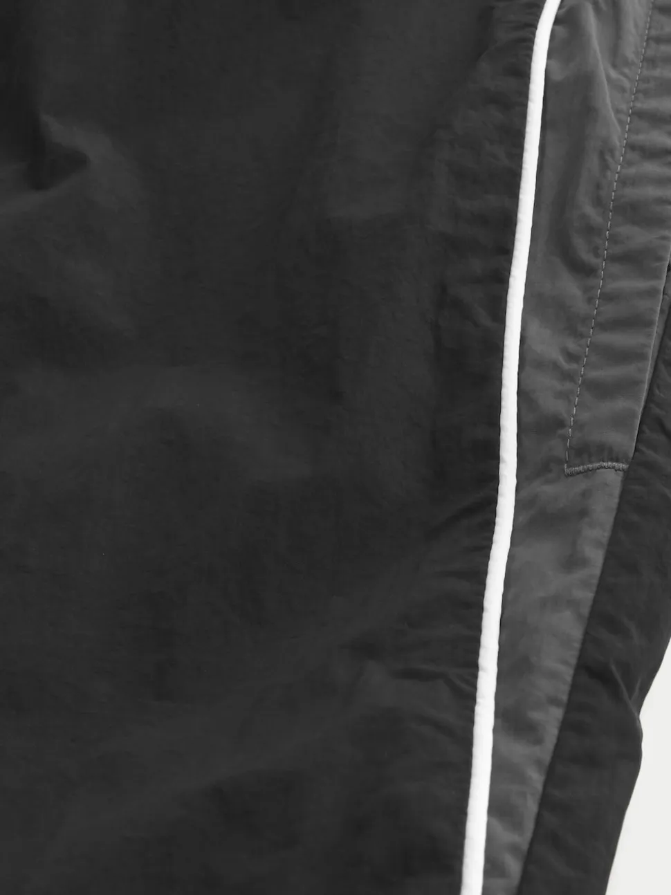 Hollister Baggy Track Pant Black Joggers