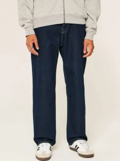 Hollister Blue Baggy Rinse 5 Pocket Jeans
