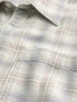 Hollister Flannel Check Button Through Shirt