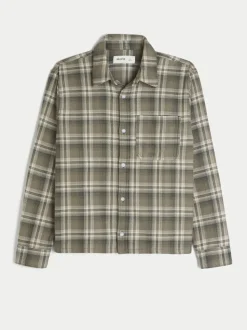 Hollister Flannel Check Button Through Shirt