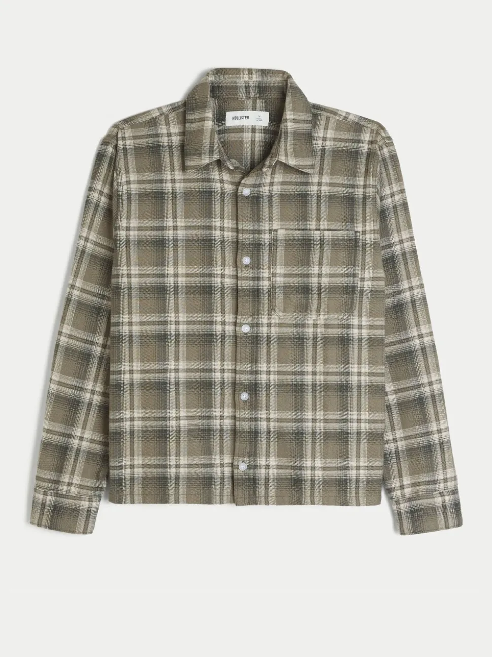 Hollister Flannel Check Button Through Shirt