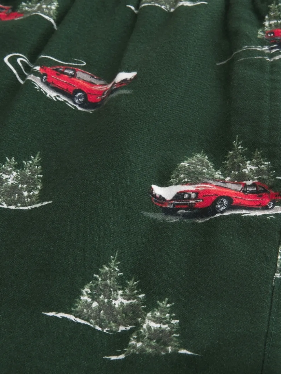 Hollister Green All-Over Print Christmas Pyjama Bottoms