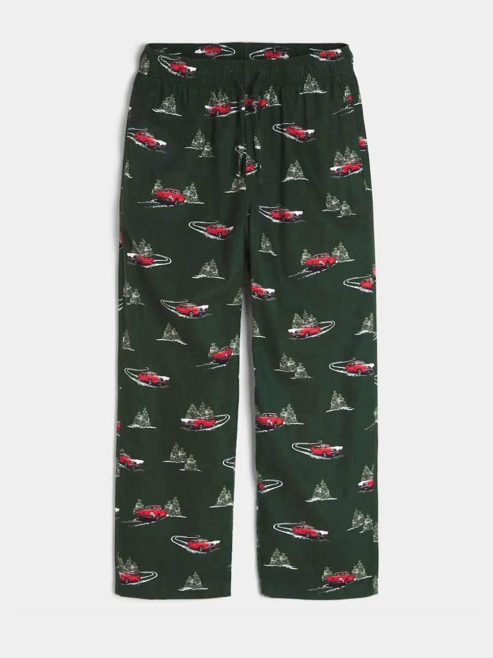 Hollister Green All-Over Print Christmas Pyjama Bottoms