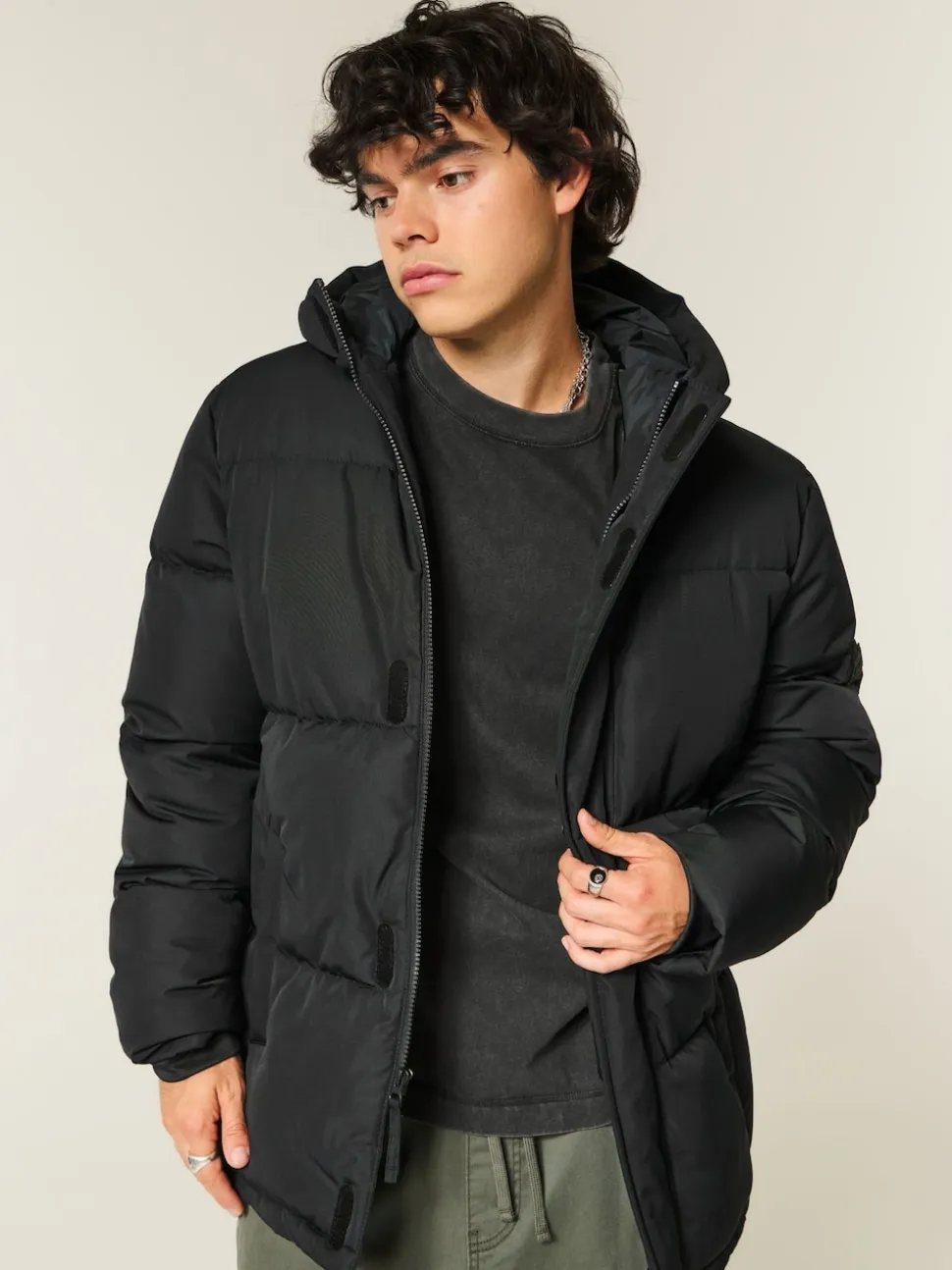 Hollister Parka Puffer Coat