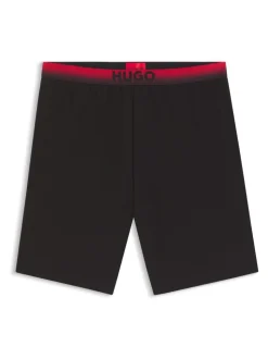 HUGO Black Gradient Band Shorts