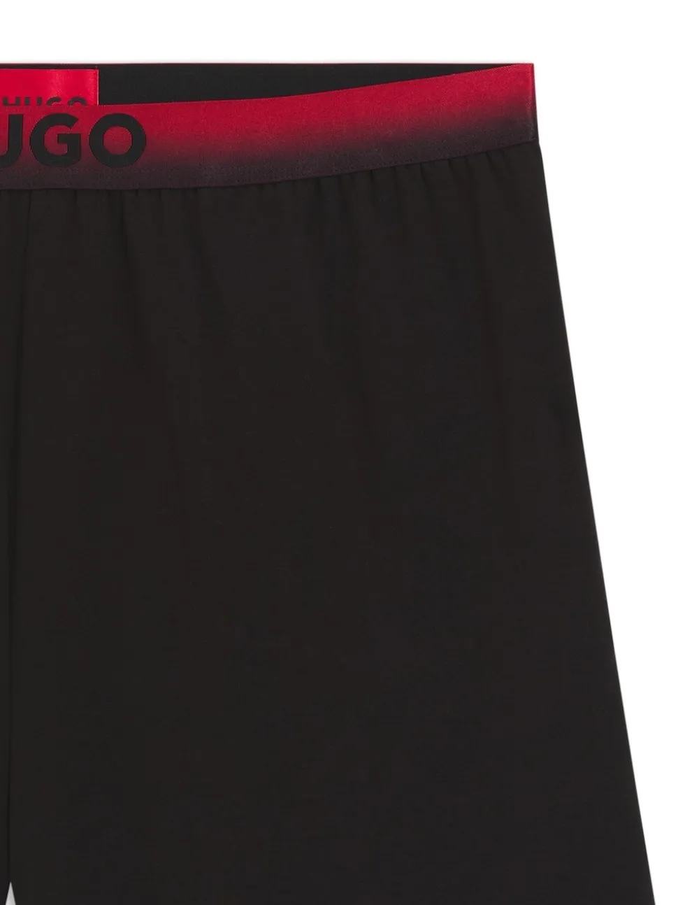 HUGO Black Gradient Band Shorts