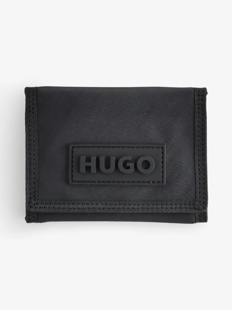 HUGO Black Hugo Logo Velcro Wallet