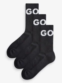 HUGO Black Hugo Sport Socks 3 Pack