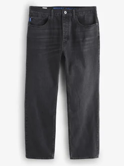 HUGO Black Jonah Straight Fit Denim Jeans