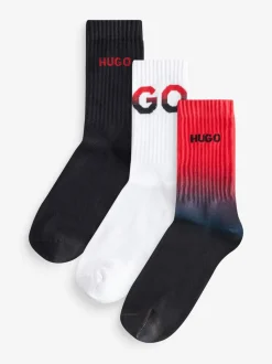 HUGO Black Socks 3 Pack