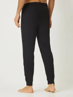 HUGO Black Waffle Joggers