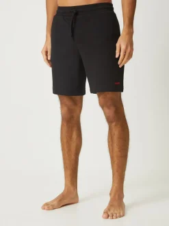 HUGO Black Waffle Shorts