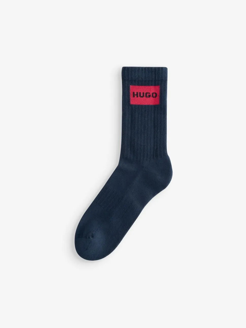 HUGO Blue Logo Patch Socks 3 Pack