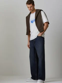 HUGO Blue Mason Baggy Denim Jeans